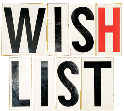 Create Your Own Wishlist
